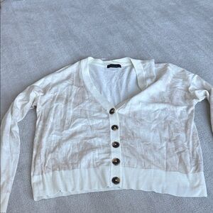 Sanctuary Cream Button-Up Cardigan